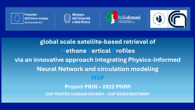 global scale satellite-based retrieval of Methane Vertical Profiles via an innovative approach integrating Physics-Informe Neural Network and circulation modeling - MVP
